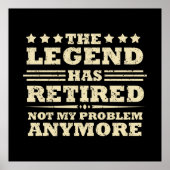 De legende heeft officieel afscheid genomen van gr poster (Voorkant)