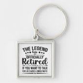 De legende heeft officieel afscheid genomen van gr sleutelhanger (Voorkant)