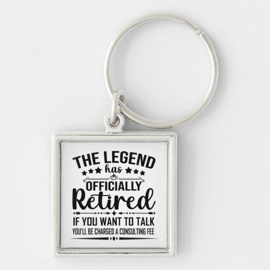 De legende heeft officieel afscheid genomen van gr sleutelhanger (Voorkant)