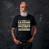 De legende heeft officieel afscheid genomen van gr t-shirt