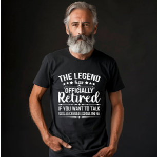 De legende heeft officieel afscheid genomen van gr t-shirt