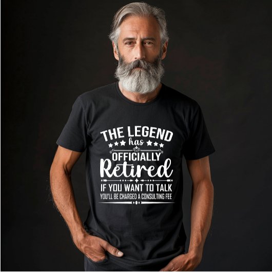 De legende heeft officieel afscheid genomen van gr t-shirt