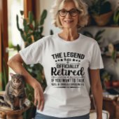 De legende heeft officieel afscheid genomen van gr t-shirt