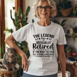 De legende heeft officieel afscheid genomen van gr t-shirt