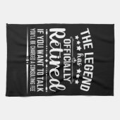 De legende heeft officieel afscheid genomen van gr theedoek (Horizontaal)