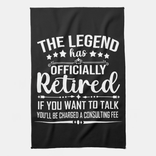 De legende heeft officieel afscheid genomen van gr theedoek (Verticaal)