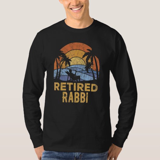 De legende heeft rabbijn gepensioneerd t-shirt (Voorkant)