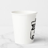 de legende heeft T-Shirt gepensioneerd Papieren Bekers (Rechts)