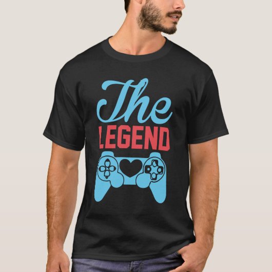 De Legende in Gamen T-shirt (Voorkant)