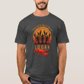 De Legende Is Echt Aangepaste Naam Rivierkreeft |  T-shirt (Voorkant)