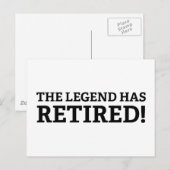 De legende is in ruste briefkaart (Voorkant / Achterkant)