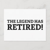 De legende is in ruste briefkaart (Voorkant)