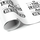 De legende is in ruste cadeaupapier (Rol Hoek)