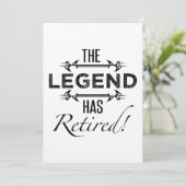 De legende is in ruste kaart (Staand voorkant)