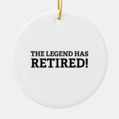 De legende is in ruste keramisch ornament (Voorkant)