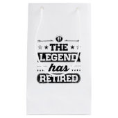 De legende is in ruste klein cadeauzakje (Voorkant)