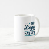 De legende is in ruste koffiemok (Voorkant rechts)