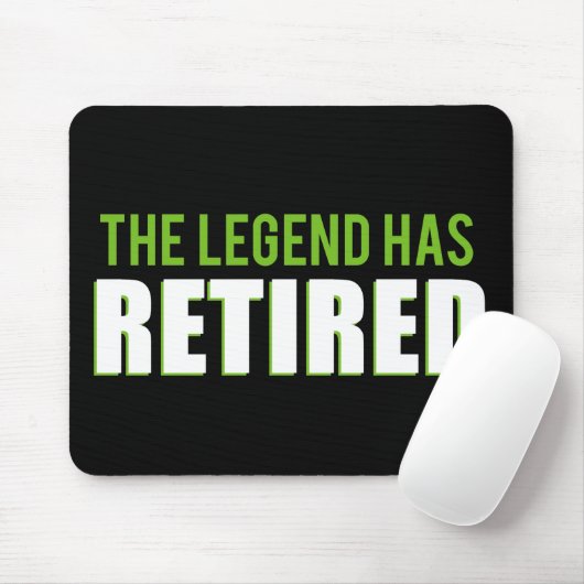 De legende is in ruste muismat (Met muis)