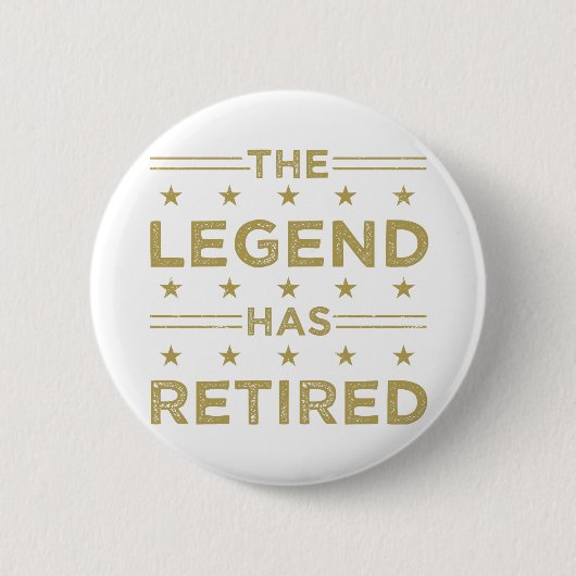 De legende is in ruste ronde button 5,7 cm (Voorkant)