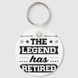 De legende is in ruste sleutelhanger