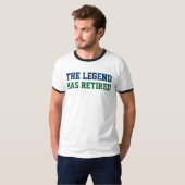 De legende is in ruste t-shirt (Voorkant volledig)
