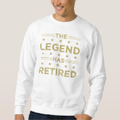 De legende is in ruste trui (Voorkant)