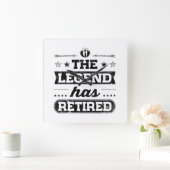 De legende is in ruste vierkante klok (Huis)