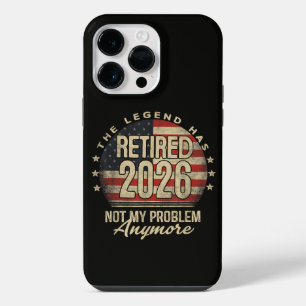 De legende is met pensioen 2026 Grappig iPhone 14 Pro Max Hoesje