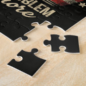 De legende is met pensioen 2026 Grappig Legpuzzel (Zijkant)