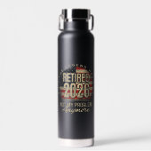De Legende Is Met Pensioen 2026 Grappig  Waterfles (Voorkant)