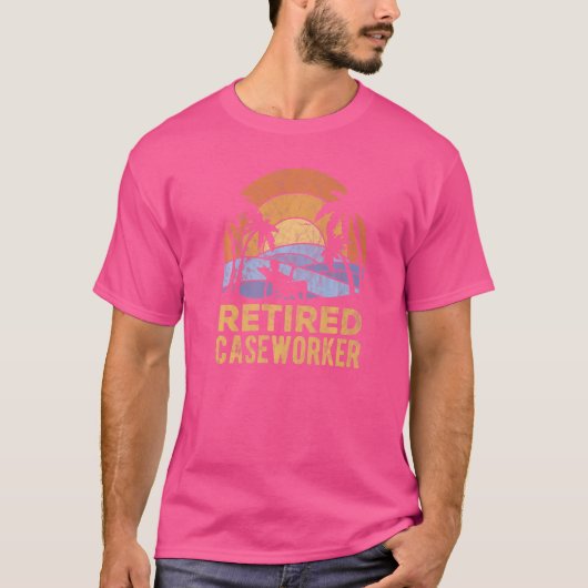 De legende is met pensioen Case Manager   T-shirt (Voorkant)
