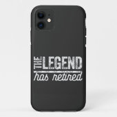 de legende is met pensioen gegaan Case-Mate iPhone case (Achterkant)