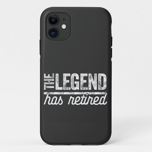 de legende is met pensioen gegaan Case-Mate iPhone case (Achterkant)