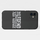 de legende is met pensioen gegaan Case-Mate iPhone case (Achterkant (horizontaal))