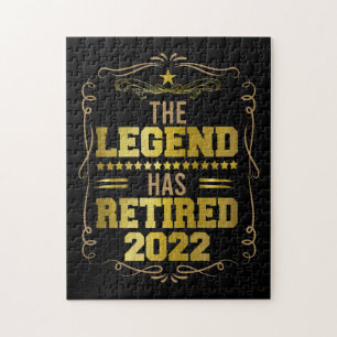 De legende is met pensioen gegaan in 2022 legpuzzel