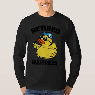 De legende is met pensioen gegane serveerster t-shirt
