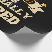 De legende is officieel met pensioen gegaan cadeaupapier (Hoek)