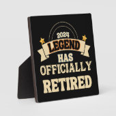 De legende is officieel met pensioen gegaan fotoplaat (Voorkant)