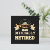 De legende is officieel met pensioen gegaan kaart (Staand voorkant)