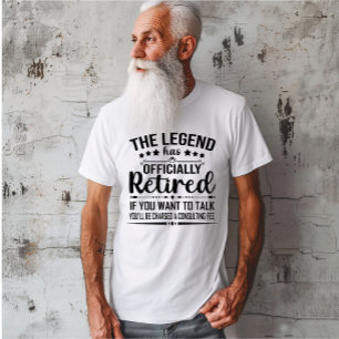 De legende is officieel met pensioen gegaan loliek t-shirt