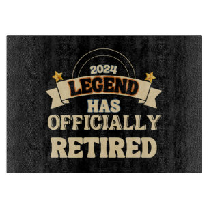 De legende is officieel met pensioen gegaan snijplank