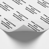 De legende is officieel uitgewezen cadeaupapier (Hoek)