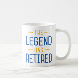 De legende is uitgehongerd. koffiemok