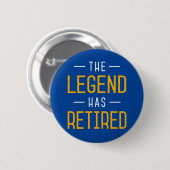 De legende is uitgehongerd. ronde button 5,7 cm (Voorkant /achterkant)