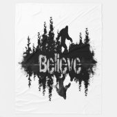 De legende Sasquatch, Big Foot Lake Reflection Fleece Deken (Voorkant)