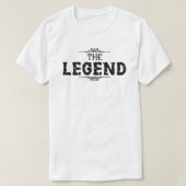 De Legende Vaderdag Heren Wit T-shirt (Design voorkant)