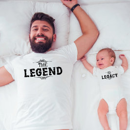 De Legende Vaderdag Heren Wit T-shirt
