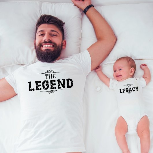 De Legende Vaderdag Heren Wit T-shirt