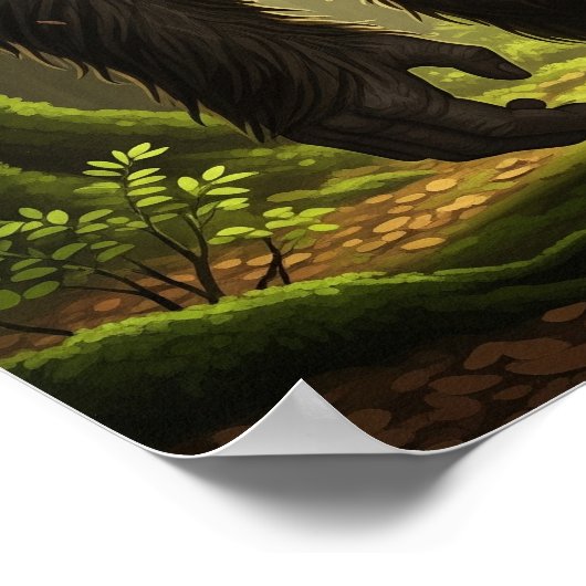 De legende van Bigfoot Poster (Hoek)