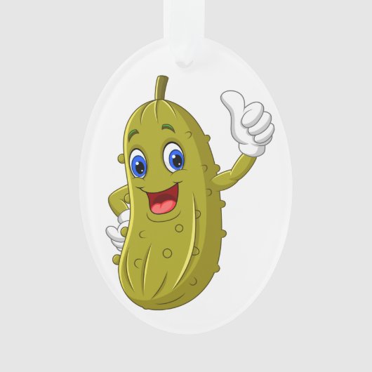 De legende van Christmas Pickle Ornament (voorkant)